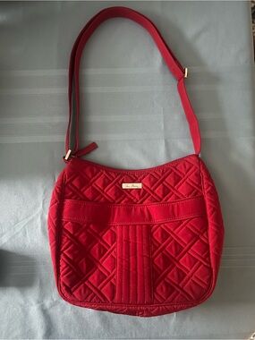 Vera Bradley Red Quilted Shoulder Bag
